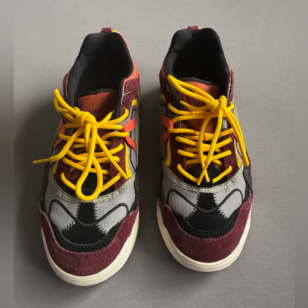 Vans Varix Wc Ultra Cush Multicolor Sneakers With Yellow Laces